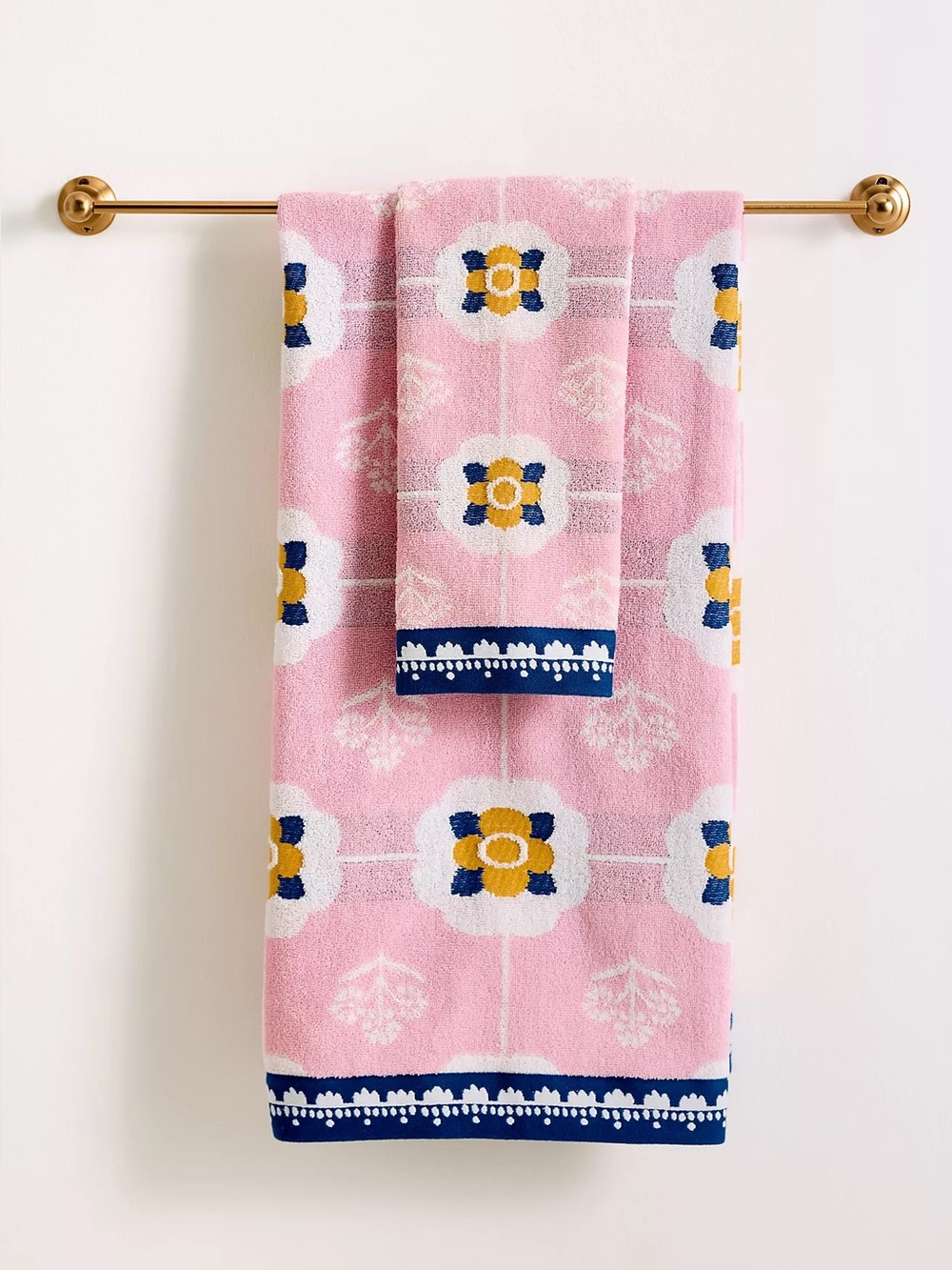 Anthropologie Flora Cotton Woven Floral Hand Towel - NWT (1) Hand Towel